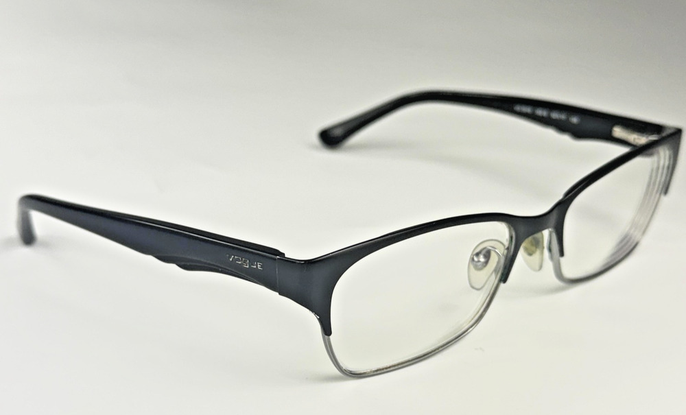 Vogue VO3918 352-S Black Womens Rect Full Rim 52-17-135mm Eyeglasses FRAMES ONLY